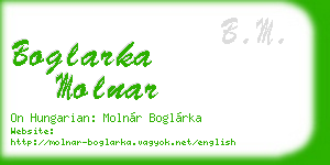 boglarka molnar business card
